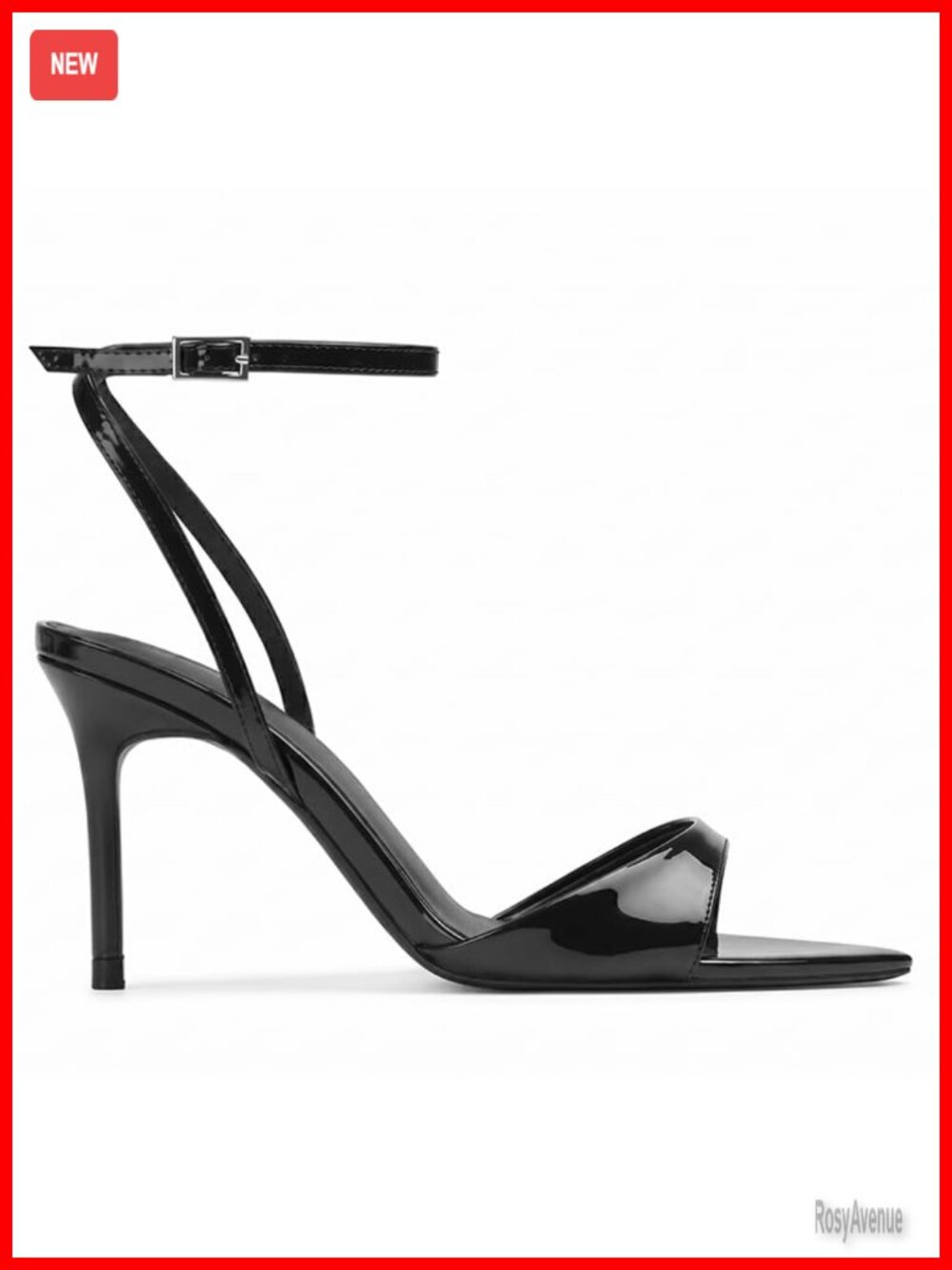 Pointed Toe Stiletto High Heel Dress Sandals